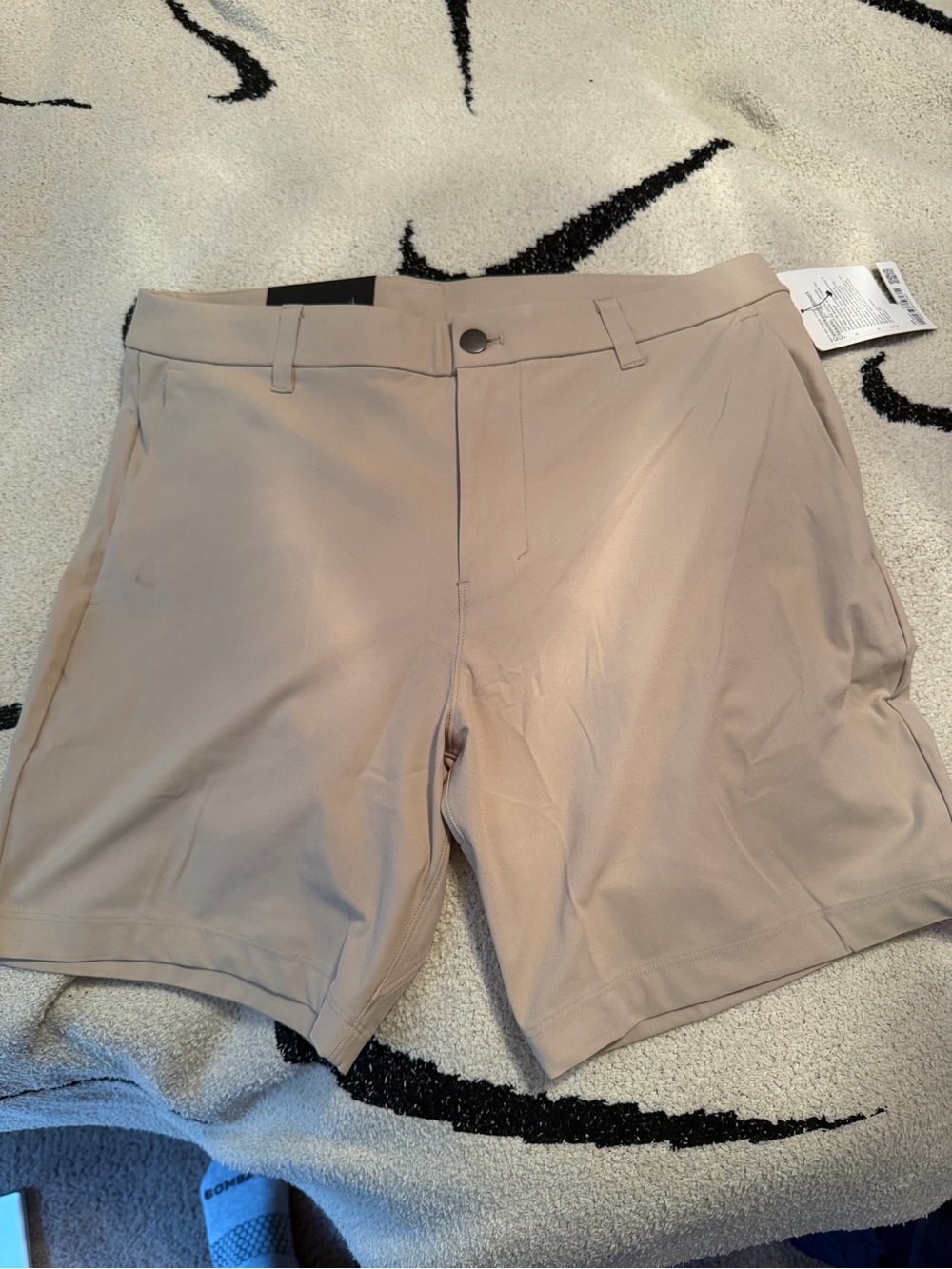 lululemon athletica Men's Beige Performance Stretch Shorts